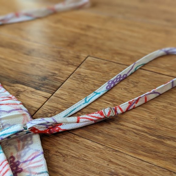 Maeve (Anthropologie) Layered silk floral spaghetti strap blouse - Picture 4 of 6